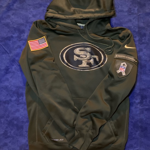 nfl salute to service hoodie 49ers